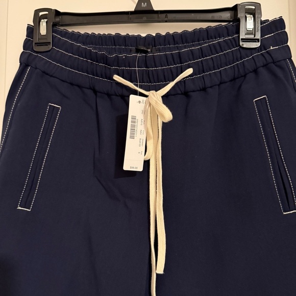 J. Crew Drapey Drawstring Pants Navy Blue Size S - Picture 8 of 8